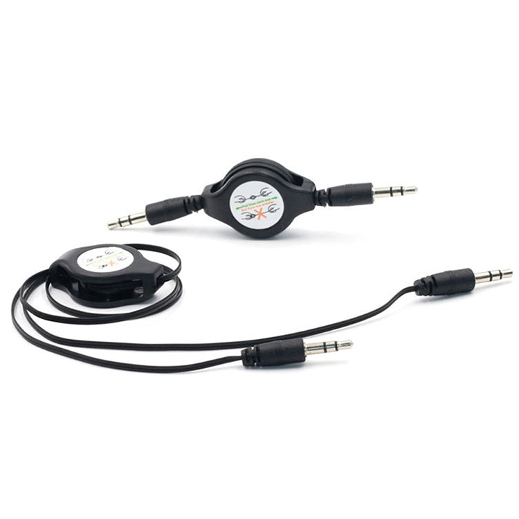 Cavo audio Aux retrattile da 3,5 mm, compatibile con telefoni, tablet, cuffie, lettore MP3, stereo per auto/casa e altro, lunghezza: da 11 cm a 80 cm