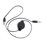 Cavo audio Aux retrattile 3,5 mm per smartphone e tablet