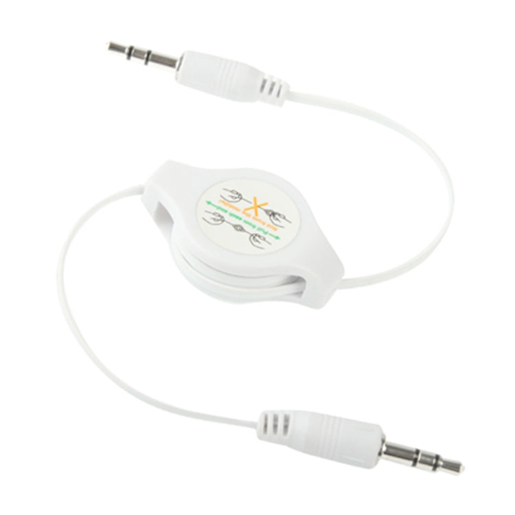 Cavo audio Aux retrattile da 3,5 mm, compatibile con telefoni, tablet, cuffie, lettore MP3, stereo per auto/casa e altro, lunghezza: da 11 cm a 80 cm