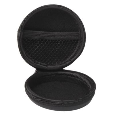 Borsa circolare in PU per cuffie e auricolari