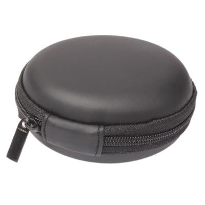 Borsa circolare in PU per cuffie e auricolari