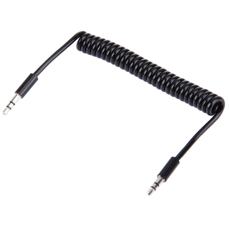 Cavo Aux da 3,5 mm a spirale a molla, compatibile con telefoni, tablet, cuffie, lettore MP3, stereo per auto/casa e altro, lunghezza: 15 cm - 170 cm
