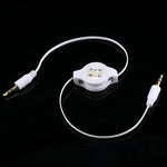 Cavo audio Aux retrattile 3,5 mm maschio-maschio