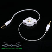 Cavo audio Aux retrattile 3,5 mm maschio-maschio