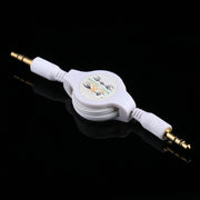 Cavo audio Aux retrattile 3,5 mm maschio-maschio