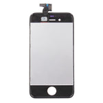 Digitalizzatore LCD con cornice per iPhone 4S bianco e nero