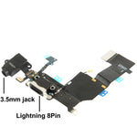 2 in 1 Flex Cable for iPhone 5C (Charger with Original Connector + Original Headphone Audio Jack Ribbon), For iPhone 5C