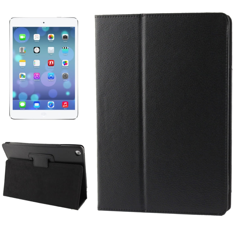 Custodia in pelle flip con texture litchi con supporto e funzione di sonno/sveglia per iPad Air