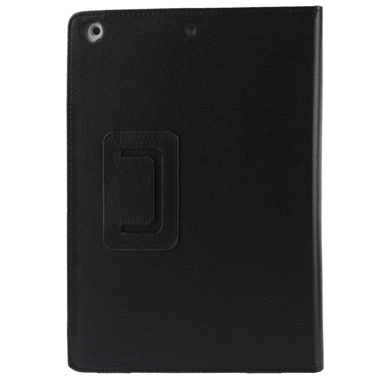 Custodia in pelle flip con texture litchi con supporto e funzione di sonno/sveglia per iPad Air