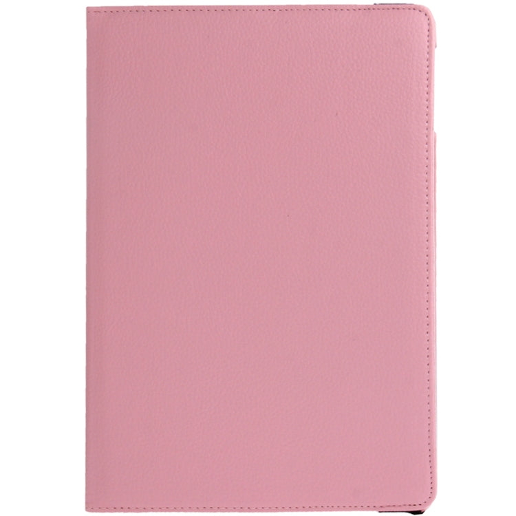 Custodia per tablet in pelle con rotazione a 360 gradi con texture Litchi con supporto per iPad Air / Air 2 / iPad 9.7 2017 / iPad 9.7 2018