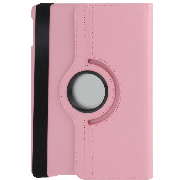 Custodia per tablet in pelle con rotazione a 360 gradi con texture Litchi con supporto per iPad Air / Air 2 / iPad 9.7 2017 / iPad 9.7 2018