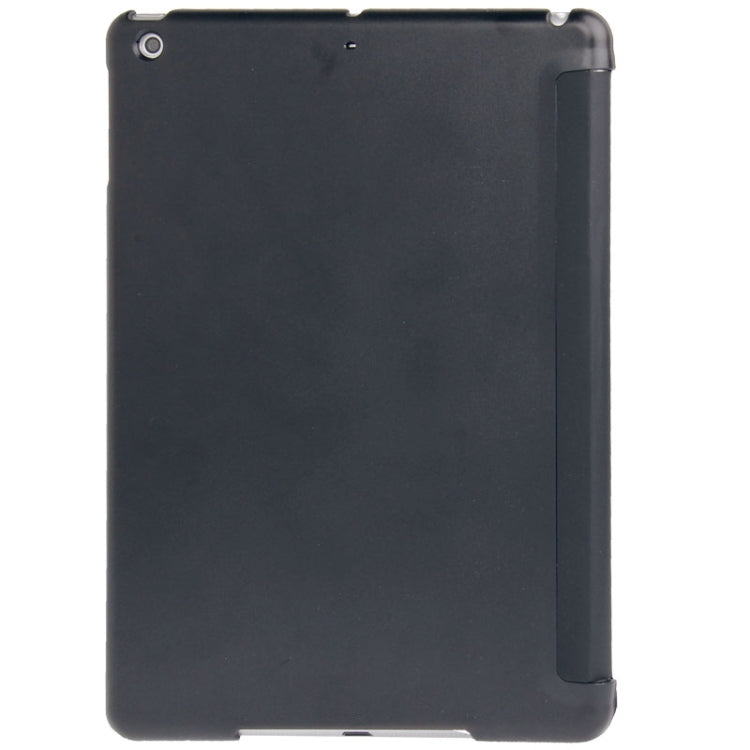 Cover in pelle 3 pieghe Custodia in plastica satinata con supporto e funzione di sospensione/sveglia per iPad Air