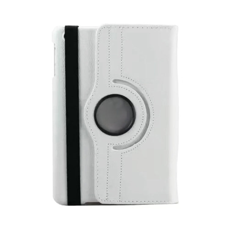 Per iPad 9.7 (2018) e iPad 9.7 (2017) e Air 2 e Air Custodia in pelle con texture litchi con rotazione a 360 gradi con supporto per 2 ingranaggi
