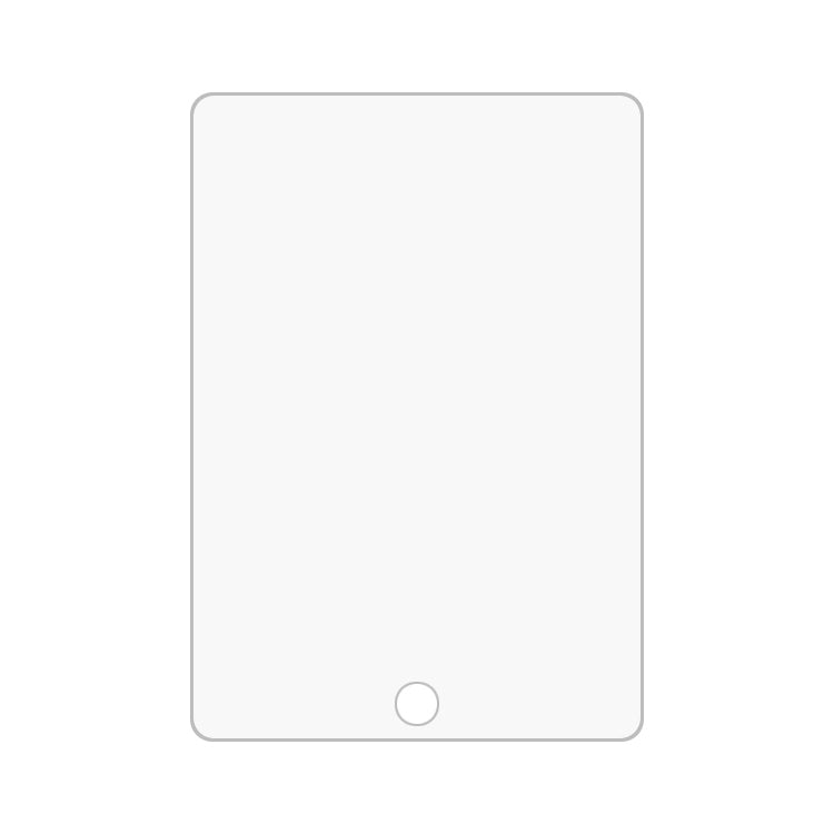 Pellicola in vetro temperato antideflagrante 0,4 mm 9H+ durezza superficiale 2.5D per iPad air 1/2 iPad Pro 9.7 / iPad 5/6/7 9,7 pollici