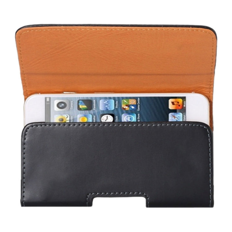 Custodia in pelle/marsupio verticale con texture Crazy Horse con stecca posteriore per iPhone 5G