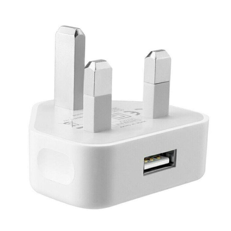 Adattatore caricabatterie USB 5 V / 1 A (presa USA) per iPhone, Galaxy, Huawei, Xiaomi, LG, HTC e altri smartphone, dispositivi ricaricabili, UK Plug, EU Plug, US Plug
