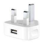 Adattatore caricabatterie USB 5 V / 1 A (spina UK) per iPhone, Galaxy, Huawei, Xiaomi, LG, HTC e altri smartphone, dispositivi ricaricabili