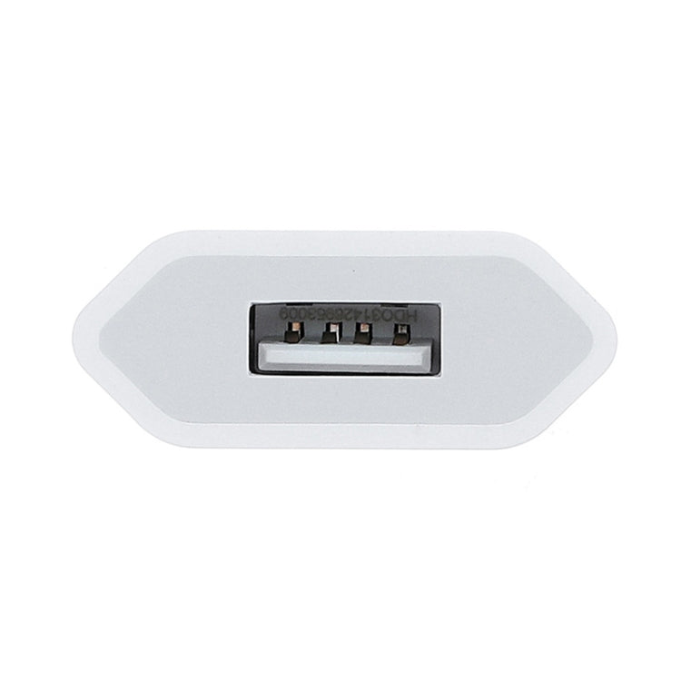 Adattatore per caricabatterie USB con presa UE 5 V / 1 A per iPhone, Galaxy, Huawei, Xiaomi, LG, HTC e altri smartphone, dispositivi ricaricabili