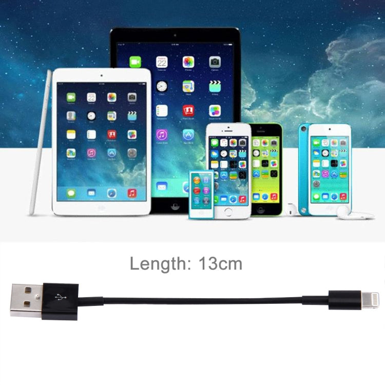 Cavo di sincronizzazione dati/ricarica da 8 pin a USB, lunghezza cavo: 13 cm