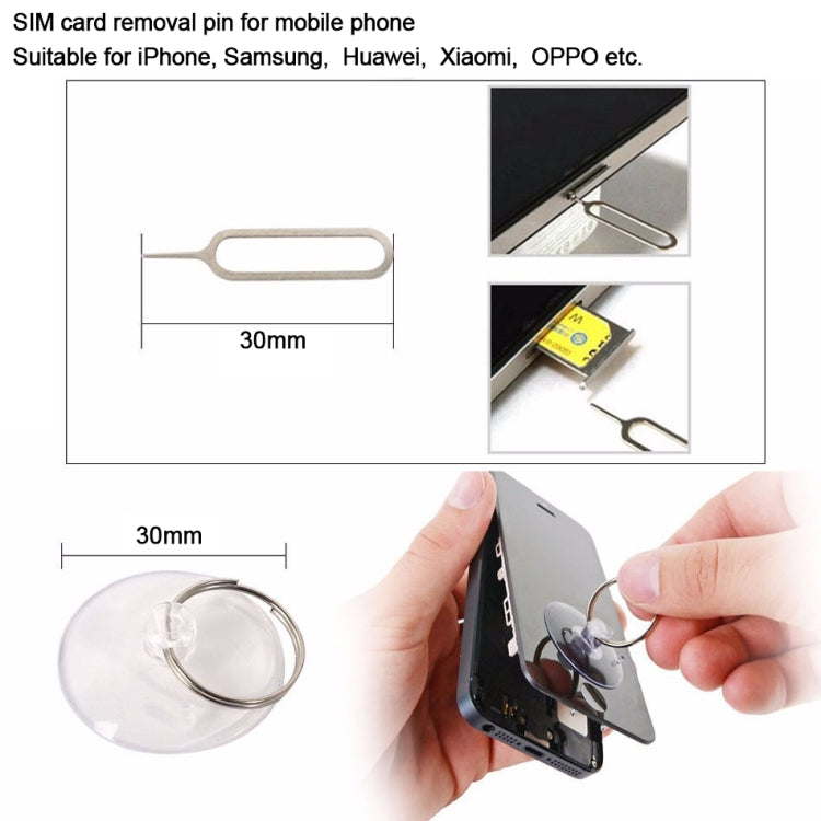 10 in 1 Repair Kit (4 Screwdrivers + 2 Disassembly Rods + 1 Mandrel + 2 Triangles on Thick Slices + Ejector Pin), 10 in 1