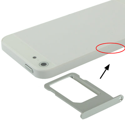 Original SIM Card Tray Holder for iPhone 5, For iPhone 5 (Single), For iPhone 5