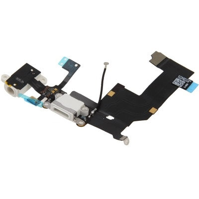 Original Tail Connector Charger Flex Cable + Headphone Audio Jack Ribbon Flex Cable For iPhone 5, For iPhone 5