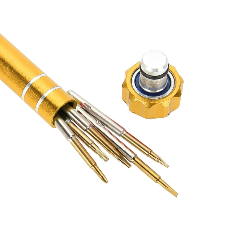 Gold Series 5 in 1 Screwdriver Set (T5 / T6 / 1.2 / 1.5 / 0.8), 5 in 1