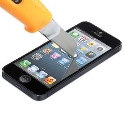 Pellicola protettiva in vetro temperato per iPhone 5 & 5S & 5C, For iPhone 5 & 5S & 5C Black (1 PC)