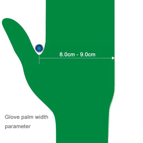 AMMEX 100pcs Durable Disposable Nitrile Rubber Gloves, Size: M