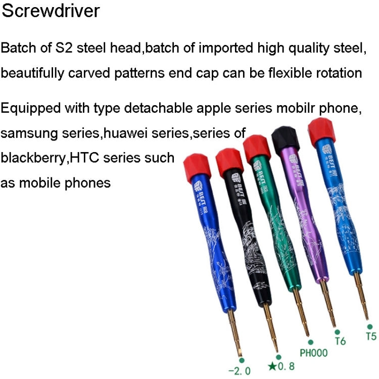 BEST BST-111 17 in 1 Professional Multi-Purpose Repair Tool Set for Cell Phone/Laptop, BST-111