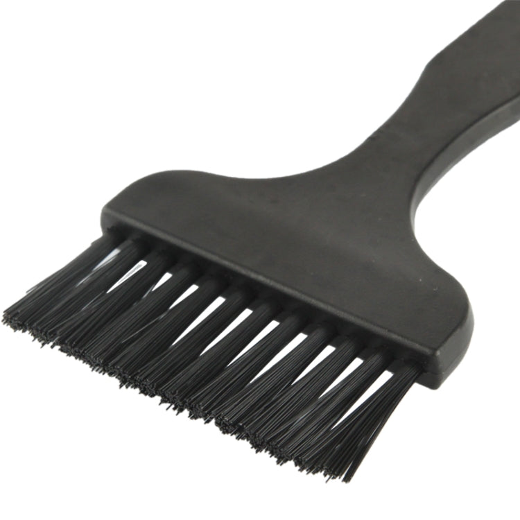 Anti-static cleaning brush with 12 spokes flat handle for electronic components, length: 17cm, Length: 17cm