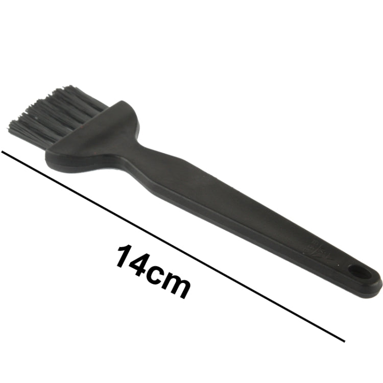 Anti-static cleaning brush with 7 spoke flat handle for electronic components, Length: 14cm, Length: 14cm