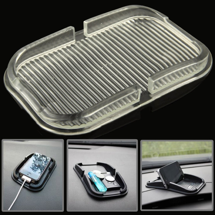 Cuscinetto/supporto in gel di silicone adesivo magico antiscivolo per cruscotto dell'auto per iPhone 5 e 5S / iPhone 4 e 4S, 8, 5, 4, For iPhone, Galaxy, Sony, Lenovo, HTC, Huawei, and other Smartphones(Transparent), 7                                  ...