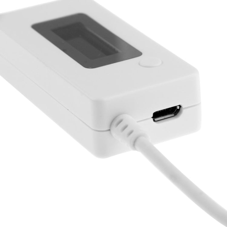 Mini tester mobile di capacità di alimentazione KCX-017, USB Voltage-KCX-017 White