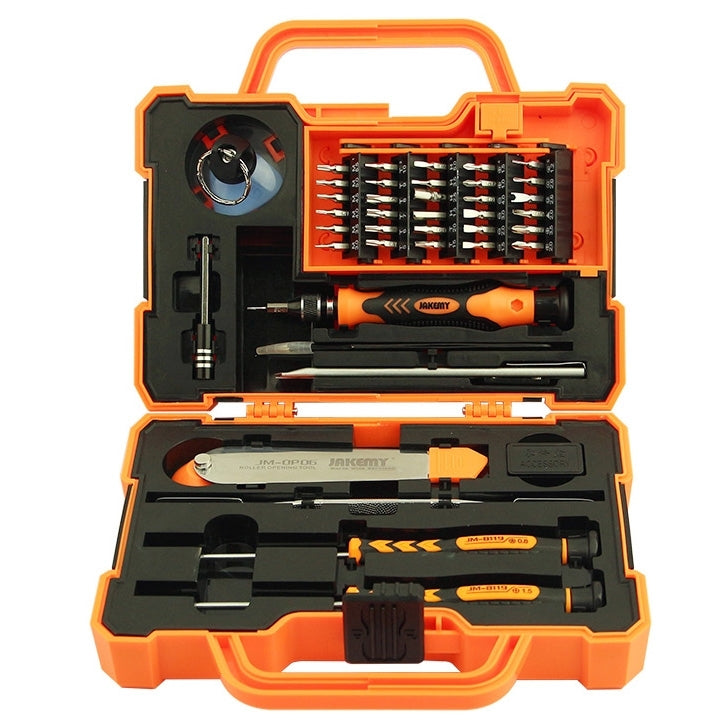 JAKEMY JM-8139 Set di strumenti aperti per riparazione hardware antigoccia elettronico 43 in 1, JM-8139 43 in 1