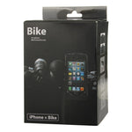 Portabici combinato con rotazione di 360 gradi a 3 strati (plastica + schermo touch + vassoio in silicone) per iPhone 5 e 5S, 360 Degree Rotation Bicycle Holder