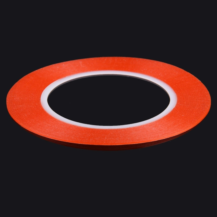Nastro adesivo biadesivo da 1 mm di larghezza per la riparazione del pannello touch del telefono cellulare iPhone/Samsung/HTC, lunghezza: 25 m, Width: 1mm(Red)