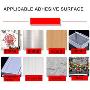 Nastro adesivo biadesivo da 1 mm di larghezza per la riparazione del pannello touch del telefono cellulare iPhone/Samsung/HTC, lunghezza: 25 m, Width: 1mm(Red)