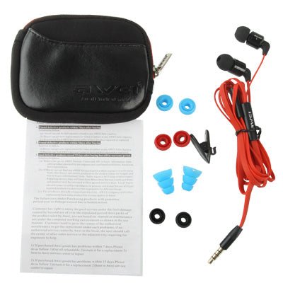 Awei ES600i Noodle Style Auricolare universale da 3,5 mm con controllo dell'altoparlante e microfono per iPhone / iPad / iPod touch, Galaxy SIV / SIII / Note II / Premier, serie Nokia Lumia, serie LG Optimus, serie HTC / Motorola / Sony Xperia ecc.