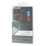 Awei ES600i Noodle Style Auricolare universale da 3,5 mm con controllo dell'altoparlante e microfono per iPhone / iPad / iPod touch, Galaxy SIV / SIII / Note II / Premier, serie Nokia Lumia, serie LG Optimus, serie HTC / Motorola / Sony Xperia ecc.
