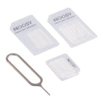 Kit adattatori SIM 4 in 1 per iPhone 4 e 5