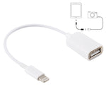 Cavo adattatore USB OTG 8 pin per iPhone iOS 10.2