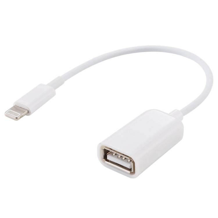 Cavo adattatore USB femmina a OTG maschio a 8 pin, supporto iOS 10.2 e versioni precedenti, lunghezza: 18 cm