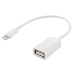 Cavo adattatore USB OTG 8 pin per iPhone iOS 10.2