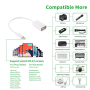 Cavo adattatore USB OTG 8 pin per iPhone