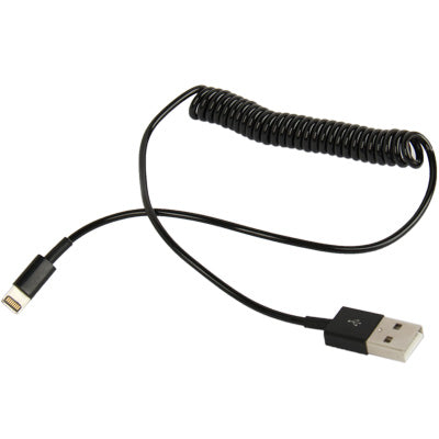 Cavo a spirale USB per sincronizzazione dati/ricarica per iPhone, iPad