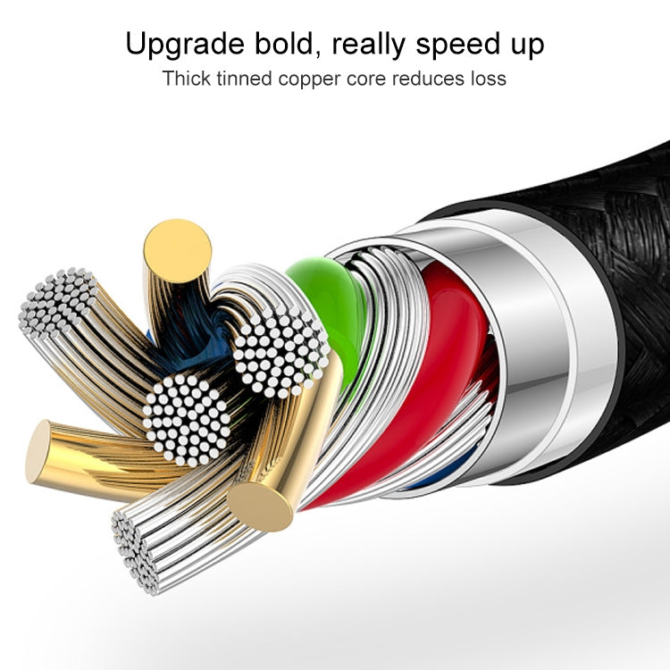 Cavo ricarica USB 1 metro in nylon per iPhone e iPad