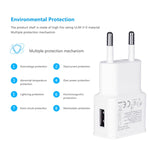 Cavo e caricabatterie da viaggio EU 5V 2A con cavo USB 8 pin