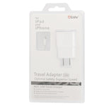 Cavo ricarica USB 1m con caricabatterie da viaggio US Plug