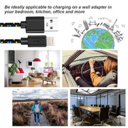 Cavo di ricarica USB nylon 3m per iPhone e iPad